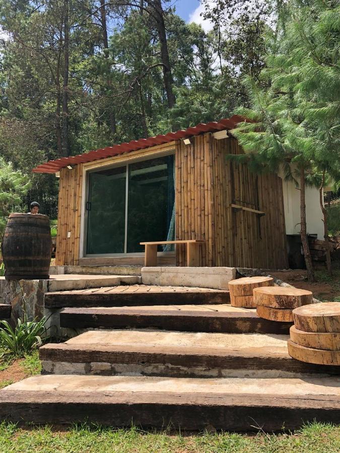 Cabana Romantica En El Bosque! Acaxochitlan Luaran gambar